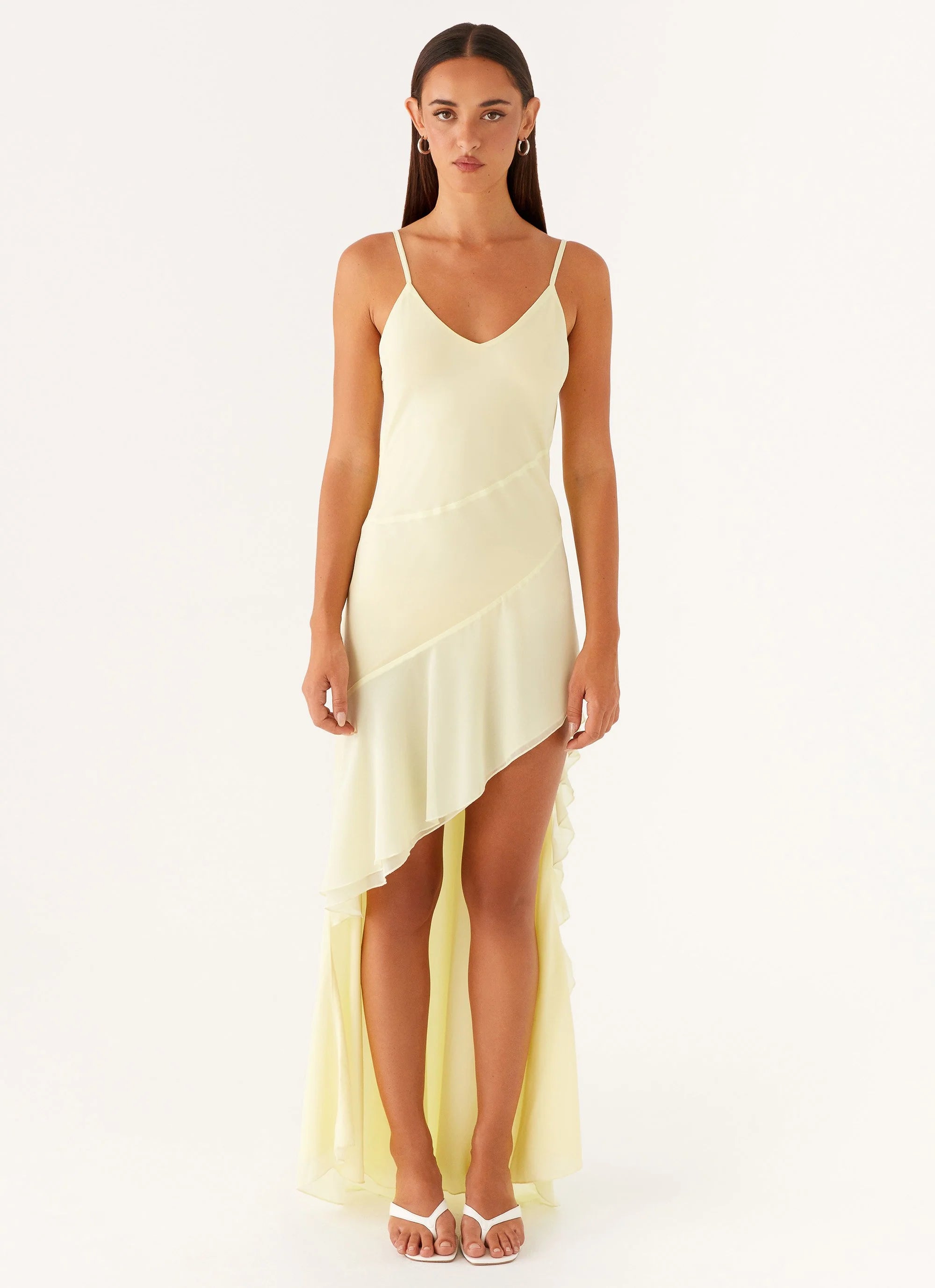 Ariel Maxi Dress - Baby Yellow