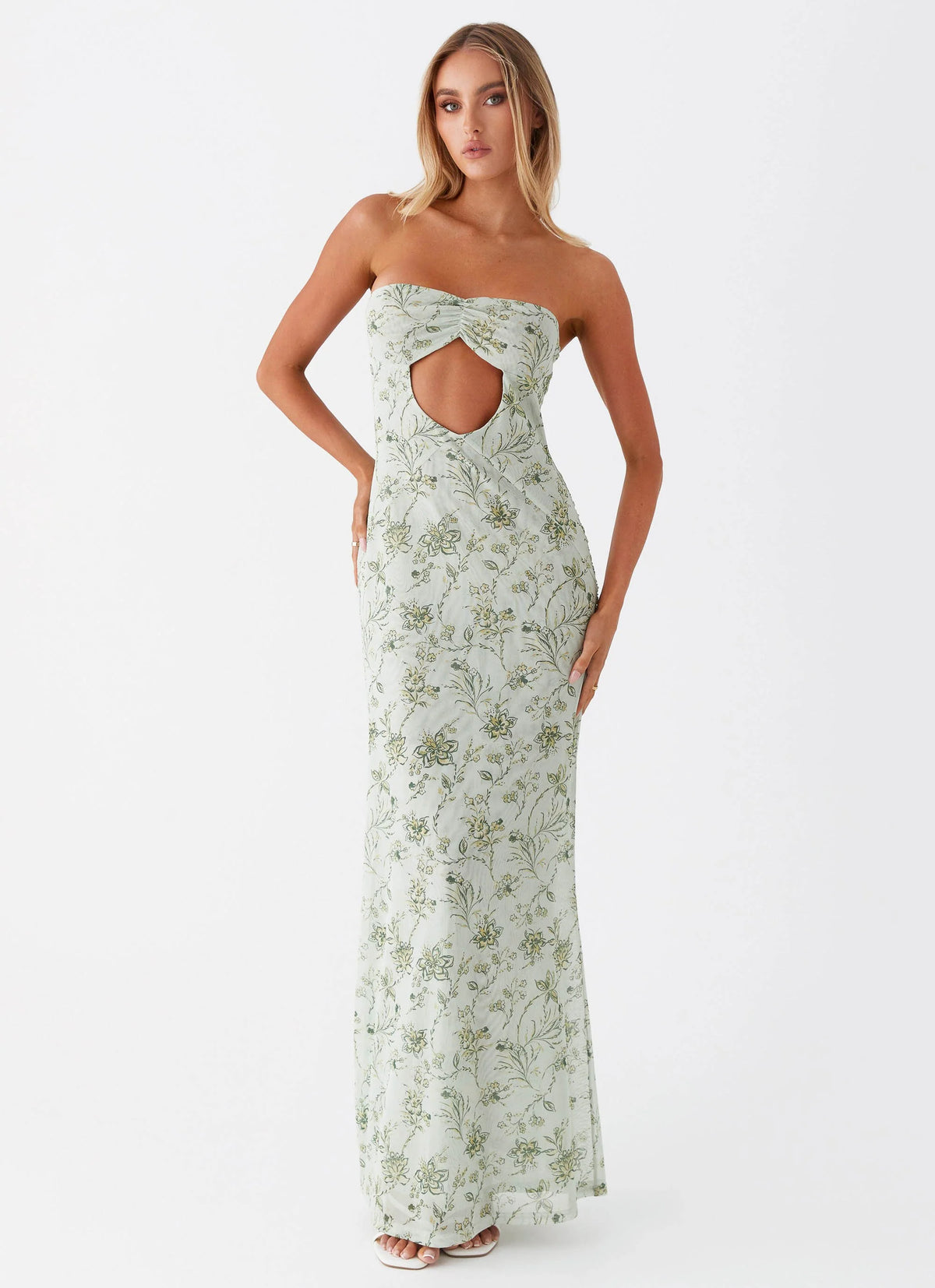 Dearest Maxi Dress - Sage Floral