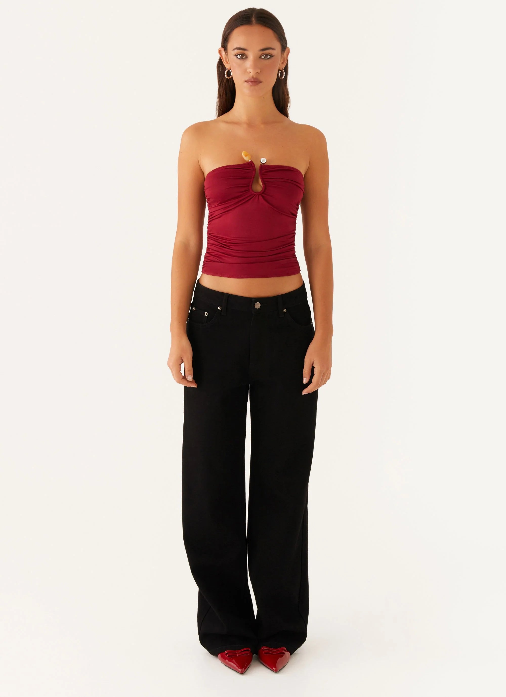 Rudy Tube Top - Maroon