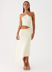 Tasha Maxi Dress - Lemon