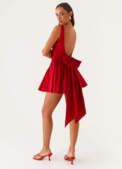 Invited Mini Dress - Red