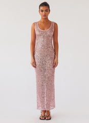 Sweet Essence Maxi Dress - Pink Sapphire