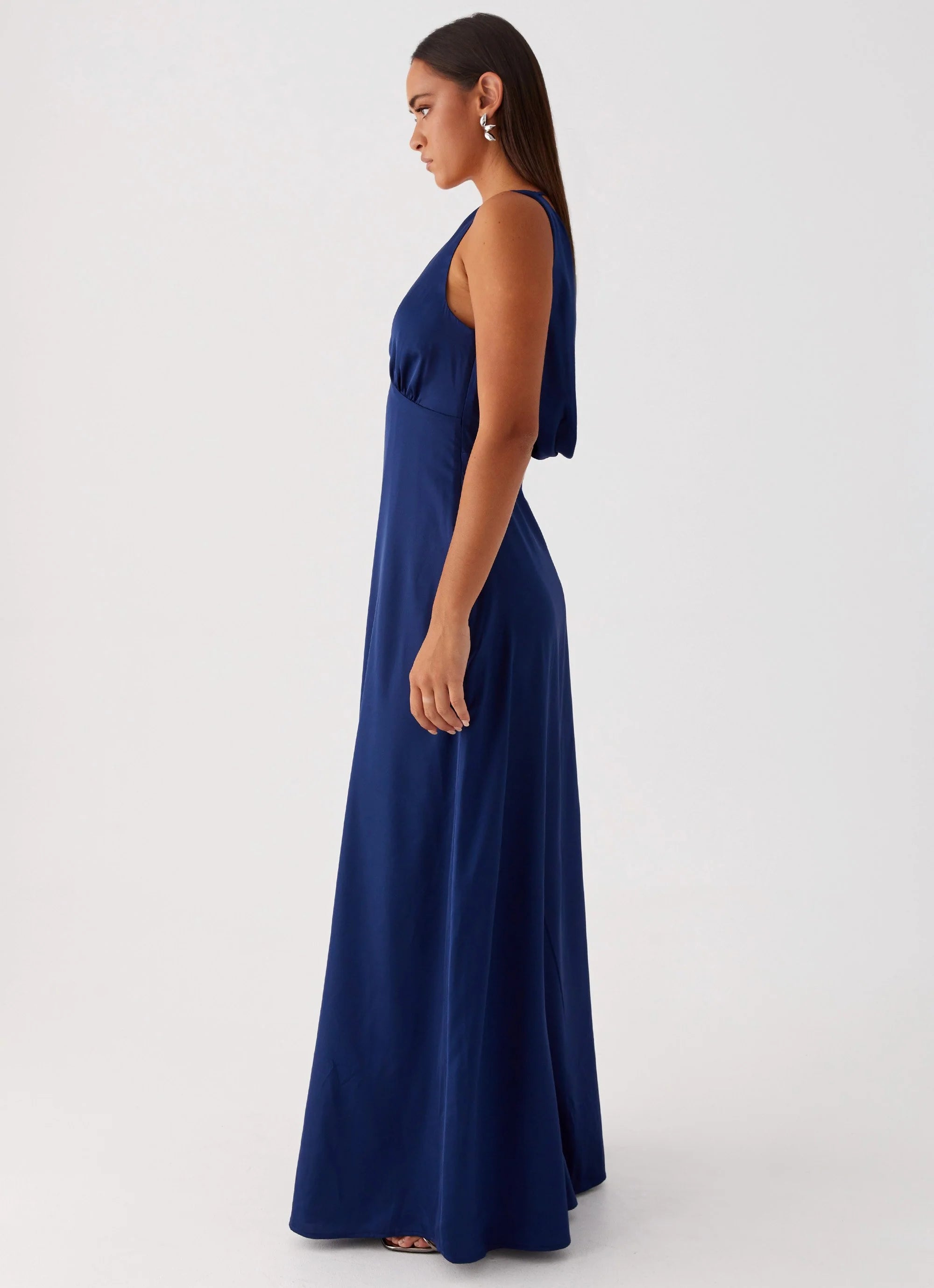 Winnie Cowl Back Maxi Dress - Navy