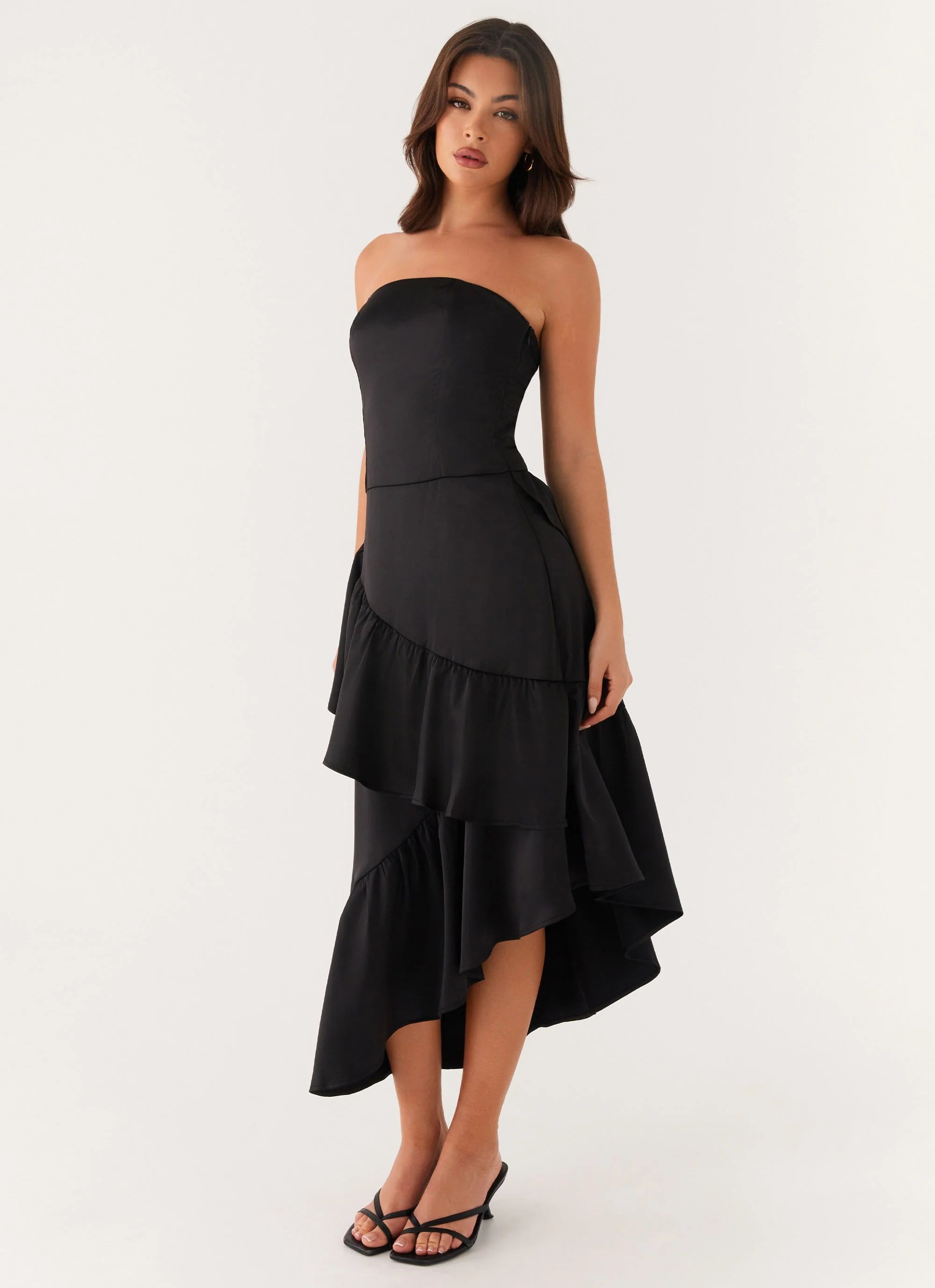 Beatrice Midi Dress - Black