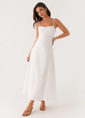 Noosa Midi Dress - White