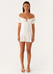 Hundred Percent Mini Dress - White