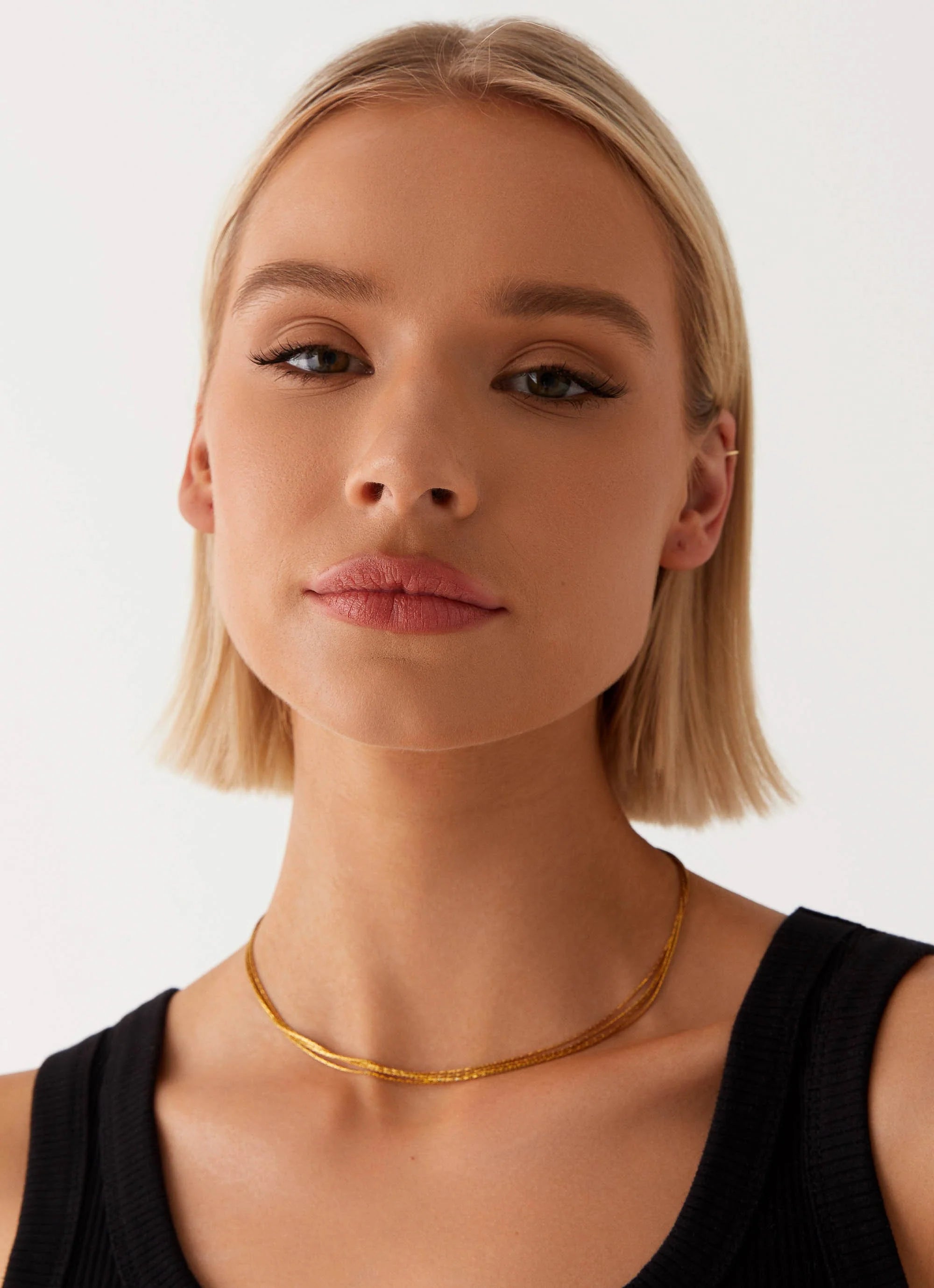 Head Held High Necklace - Gold