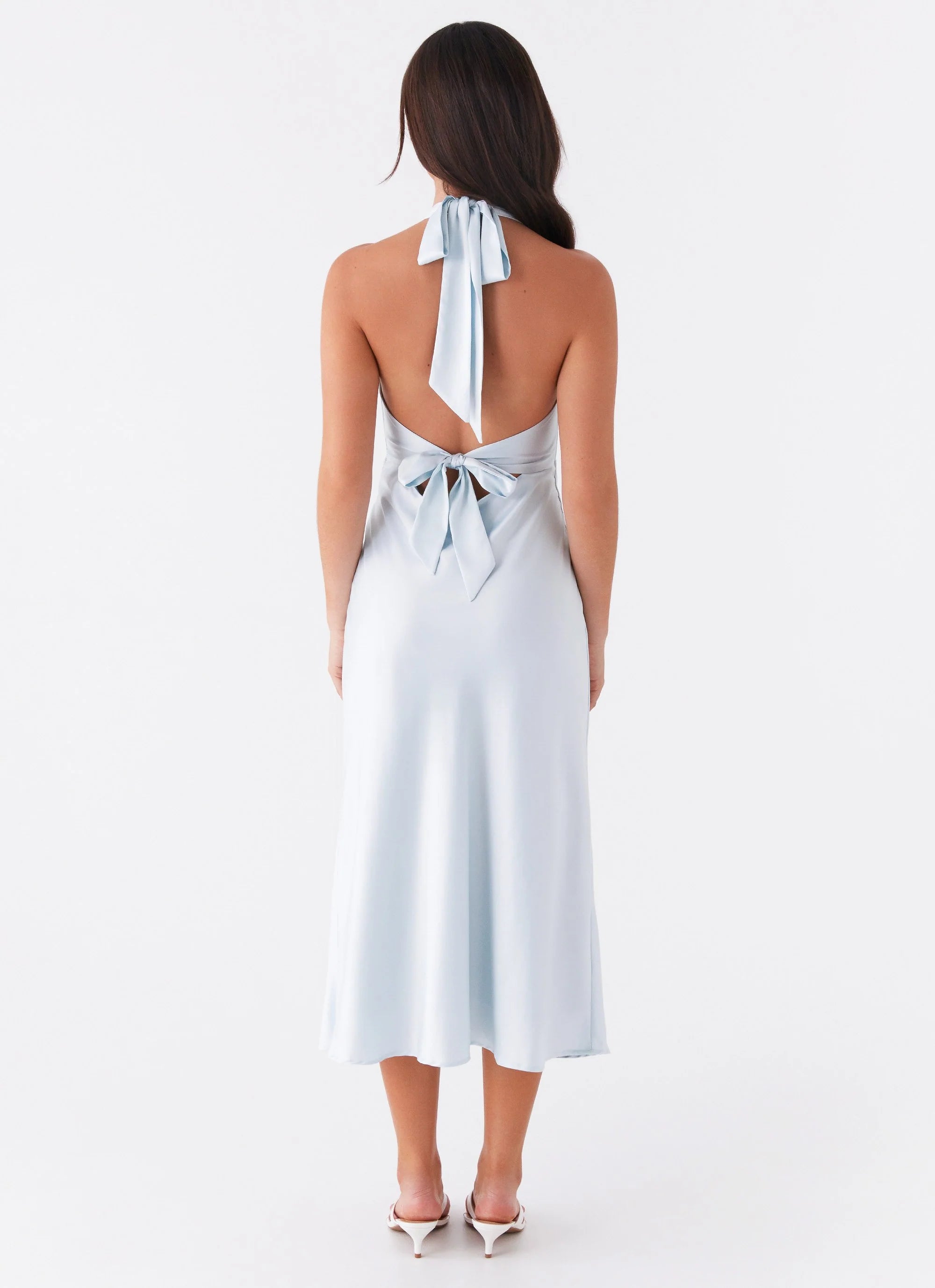 Heavy Hearted Midi Dress - Blue