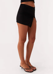 Tayanna Mini Skirt - Black