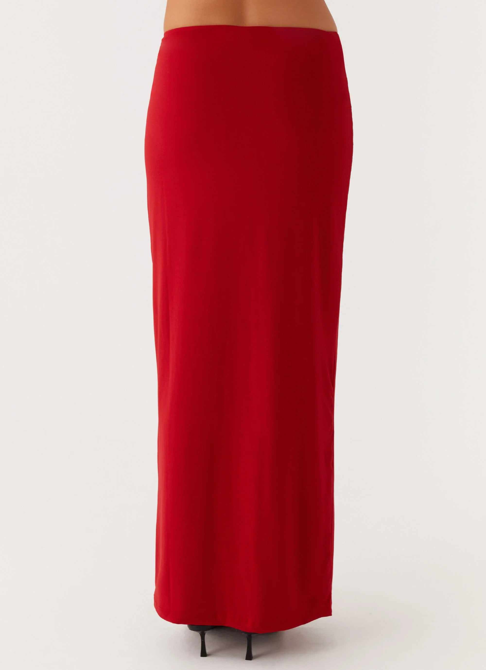 Solace Soul Maxi Skirt - Red