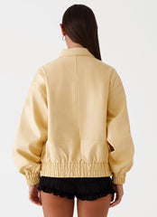 Holland Bomber Jacket - Yellow