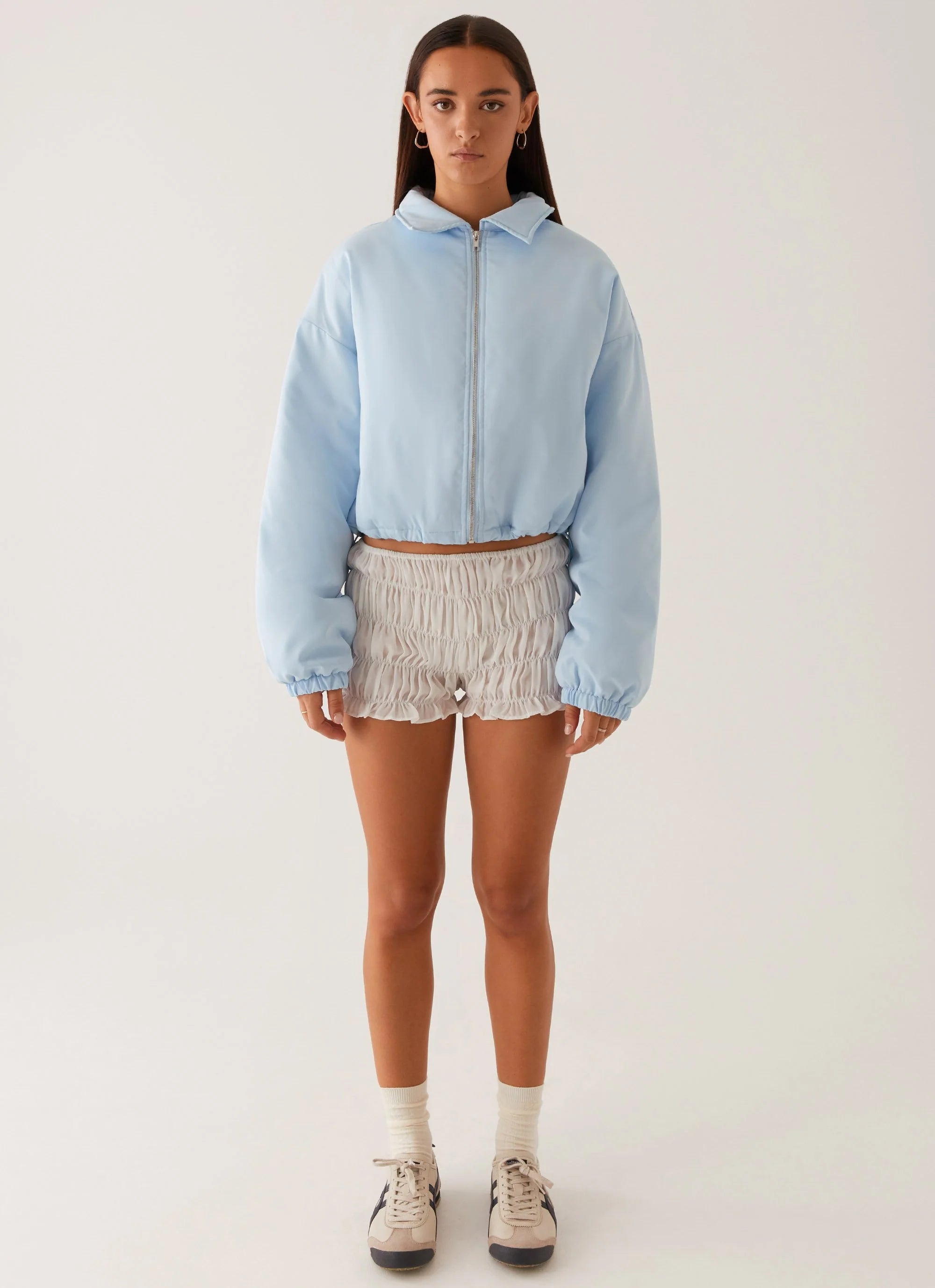 Baltimore Bomber Jacket - Pale Blue