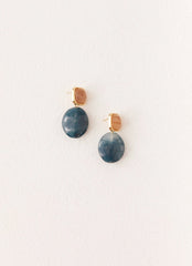 Louie Earrings - Blue