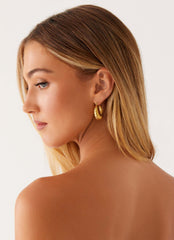 Zuri Hoop Earrings - Gold