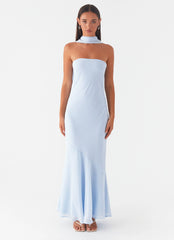 Under The Pagoda Maxi Dress - Blue