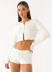 Adria Mini Shorts - Ivory