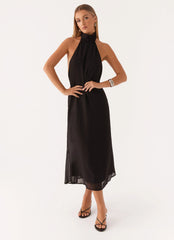 Emmalyn Midi Dress - Black