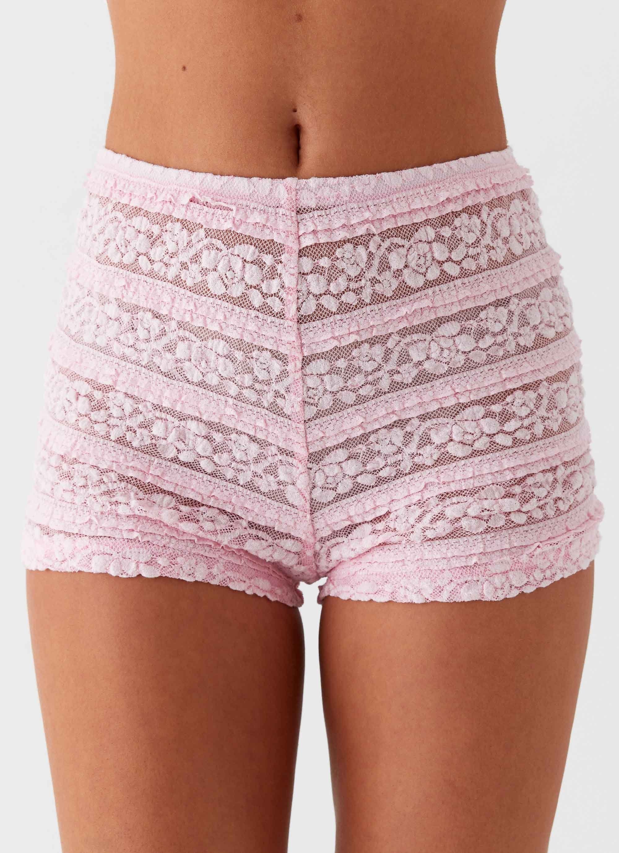 Desert Isle Mini Shorts - Pink