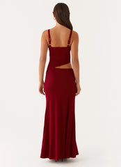 Jocelyn Maxi Dress - Maroon