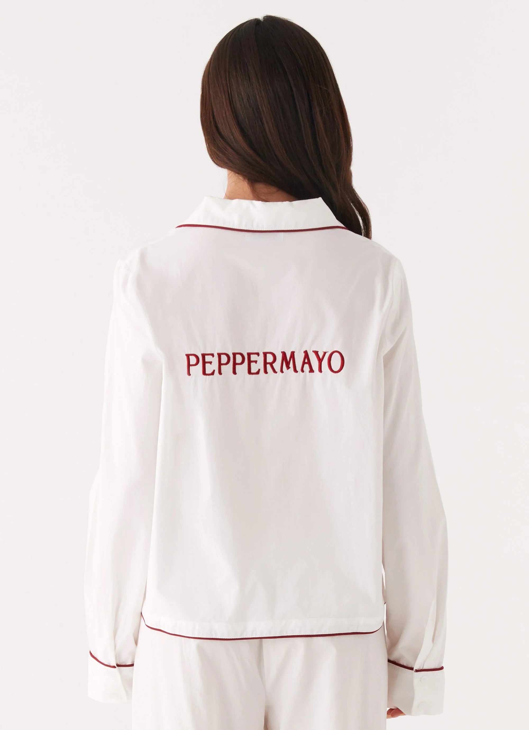 Harry Pyjama Top - White