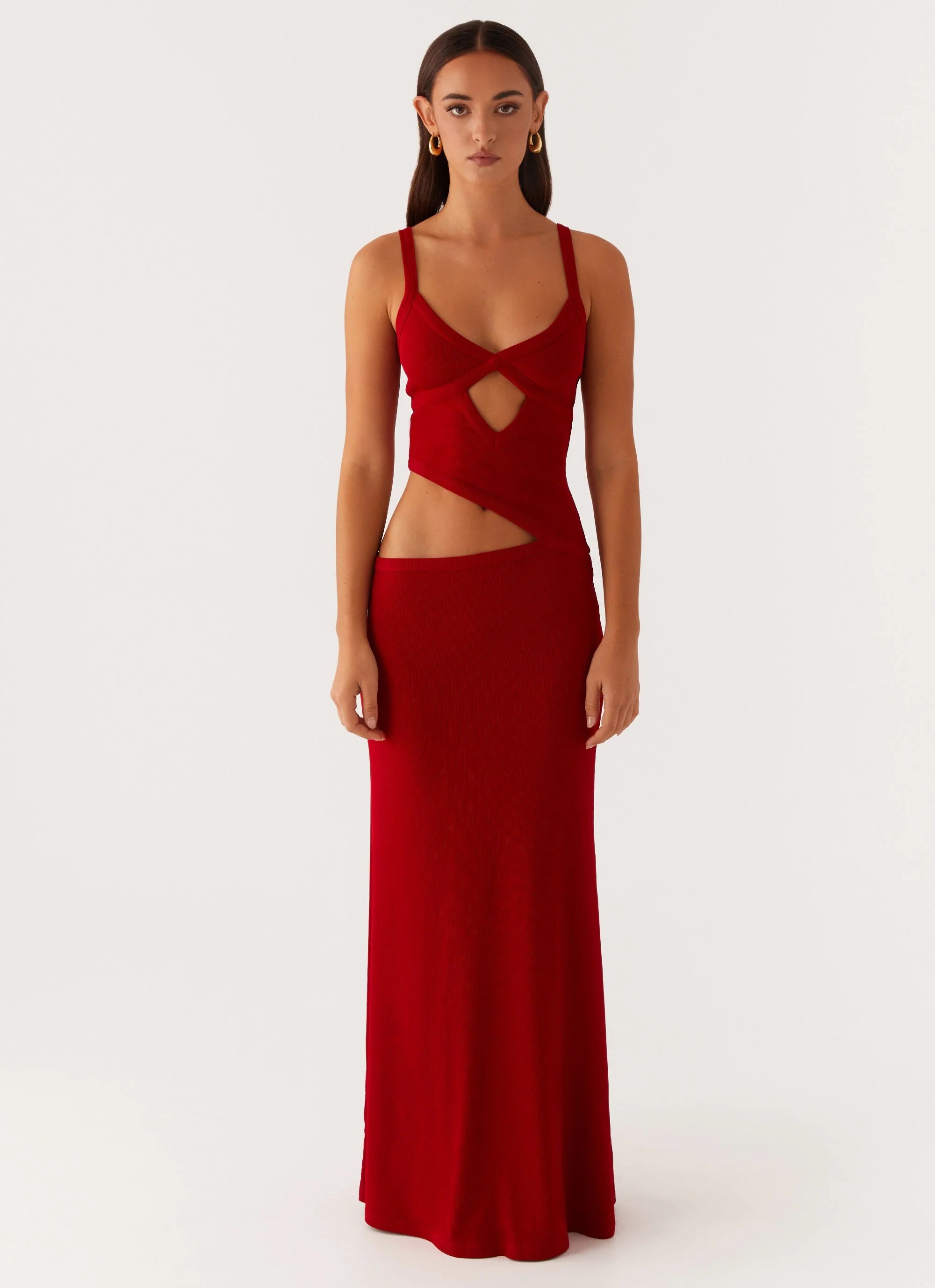 Jocelyn Maxi Dress - Red