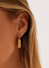 Zuri Hoop Earrings - Gold