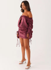 Reeve Mini Dress - Mulberry