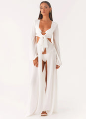 Coastal Maxi Dress - White