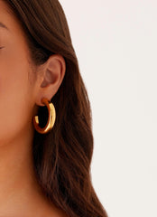 Duke Hoop Earrings - Gold