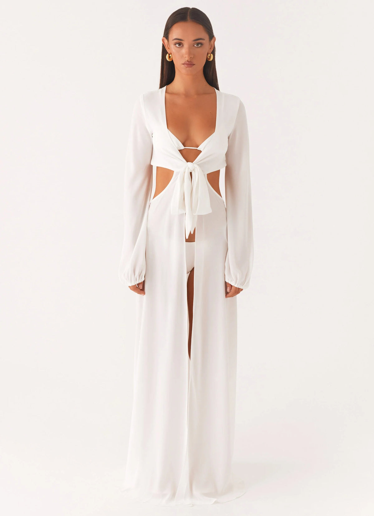 Coastal Maxi Dress - White