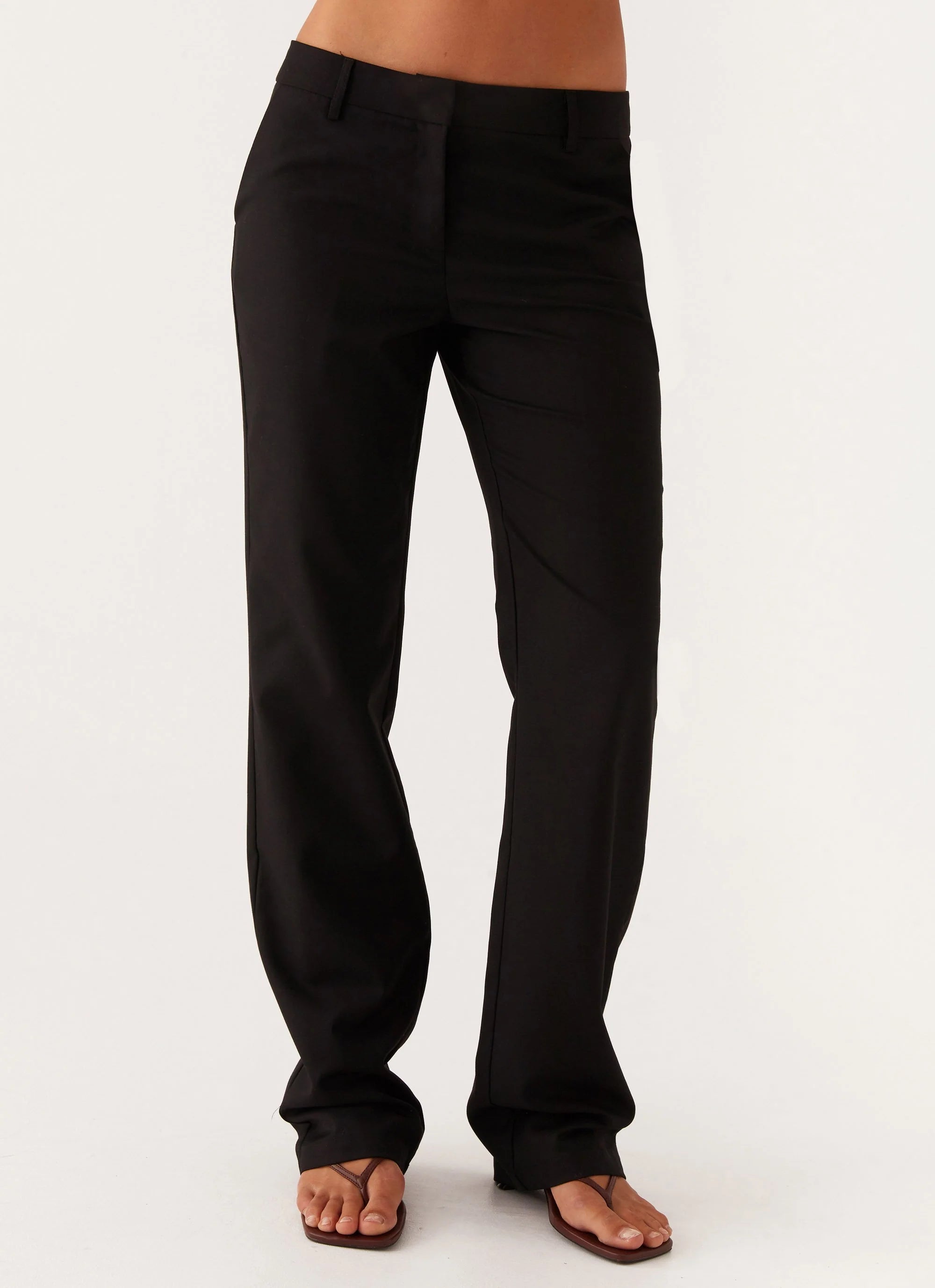 Britley Fitted Trouser - Black