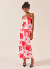 Love Me More Maxi Dress - Pink Rose