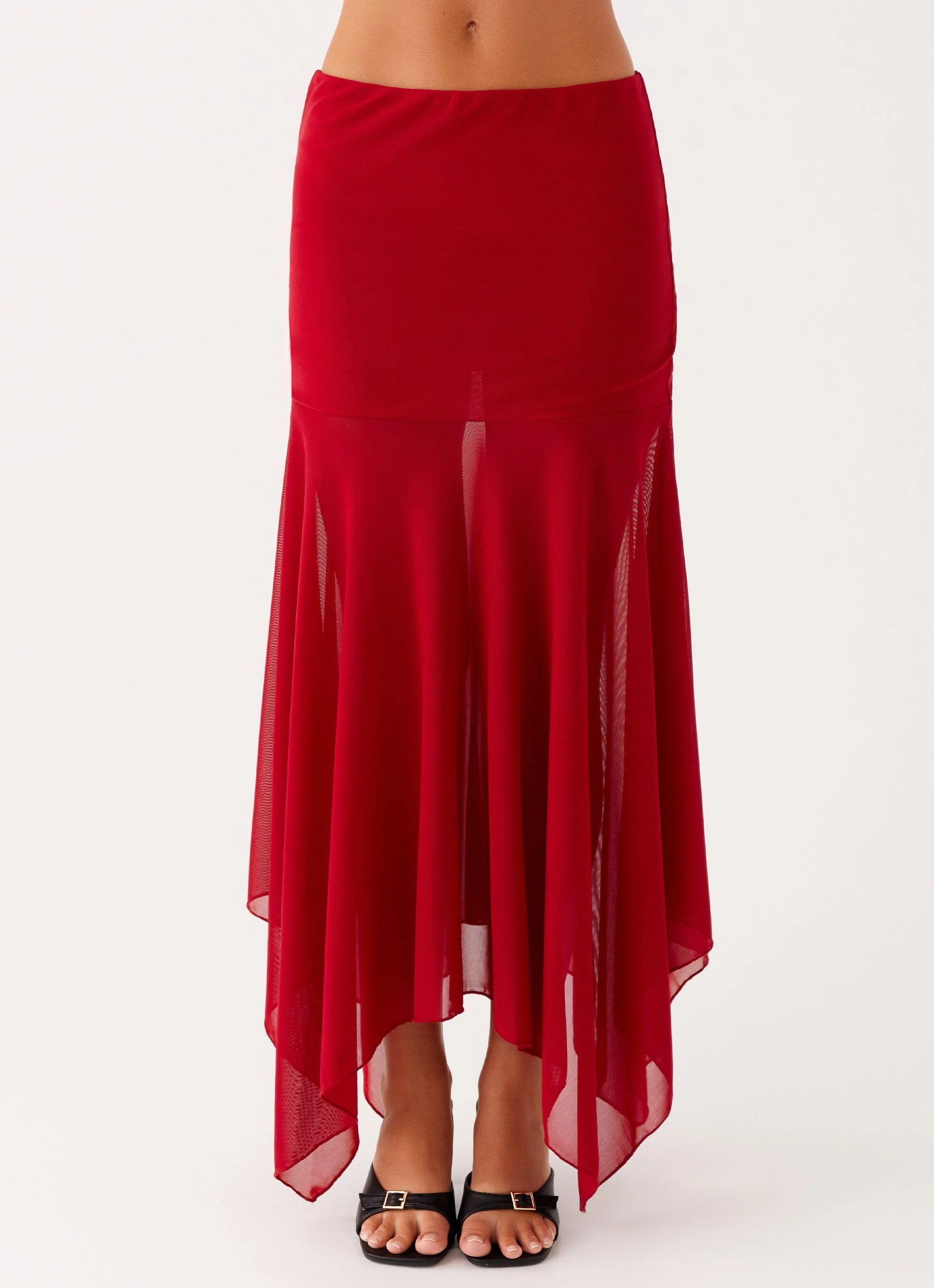 Dionne Maxi Skirt - Red