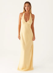 Angie Maxi Dress - Yellow