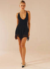 Milan Mood Mini Dress - Onyx