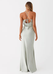 Vesper Keyhole Maxi Dress - Sage