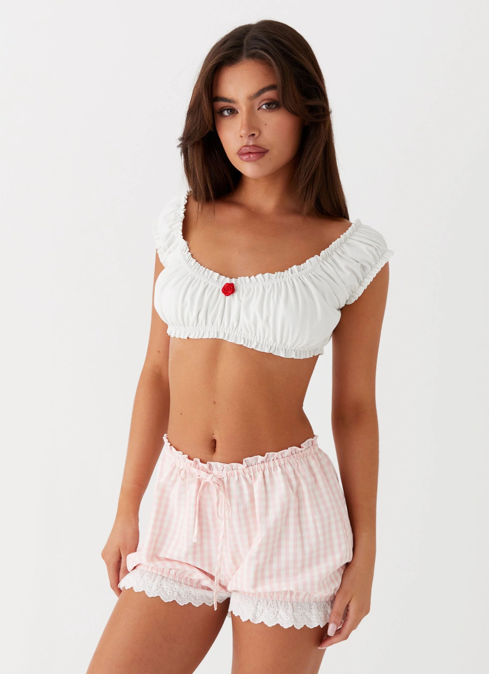 Marcella Crop Top - White