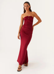 Rudy Maxi Dress - Maroon