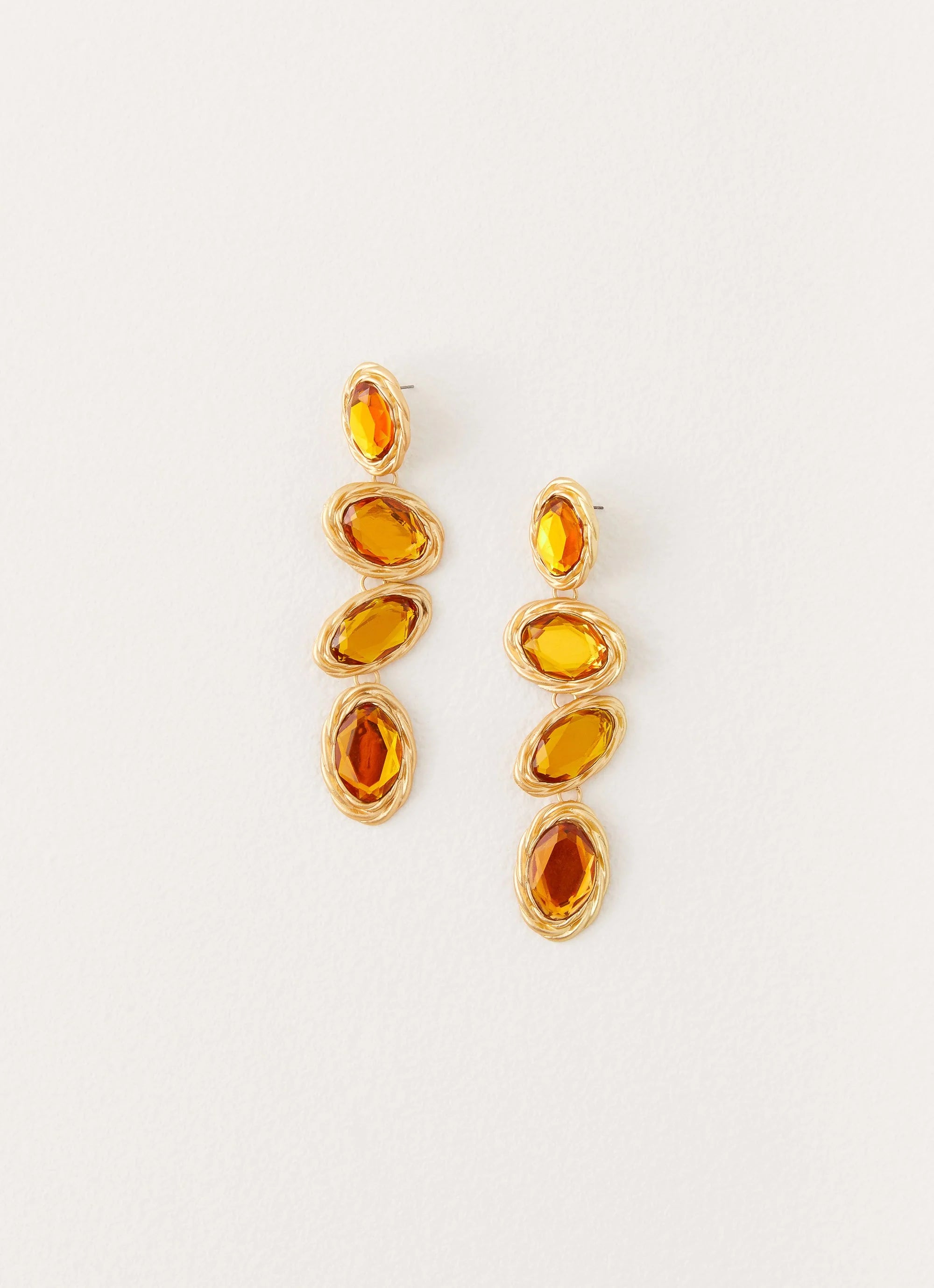 Nikitta Earrings - Orange