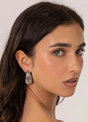 Locked In Stud Earring - Silver