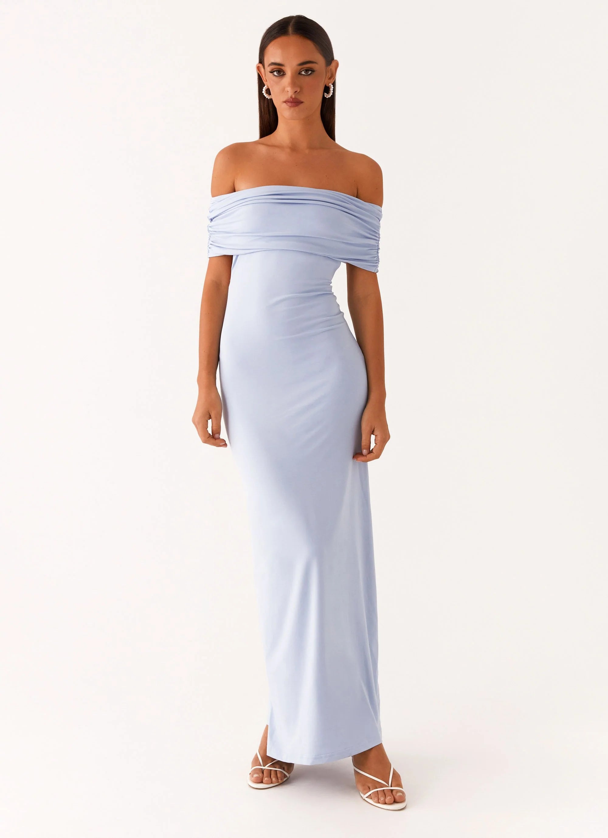 Normani Maxi Dress - Pale Blue