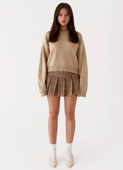 Monika Oversized Jumper - Beige