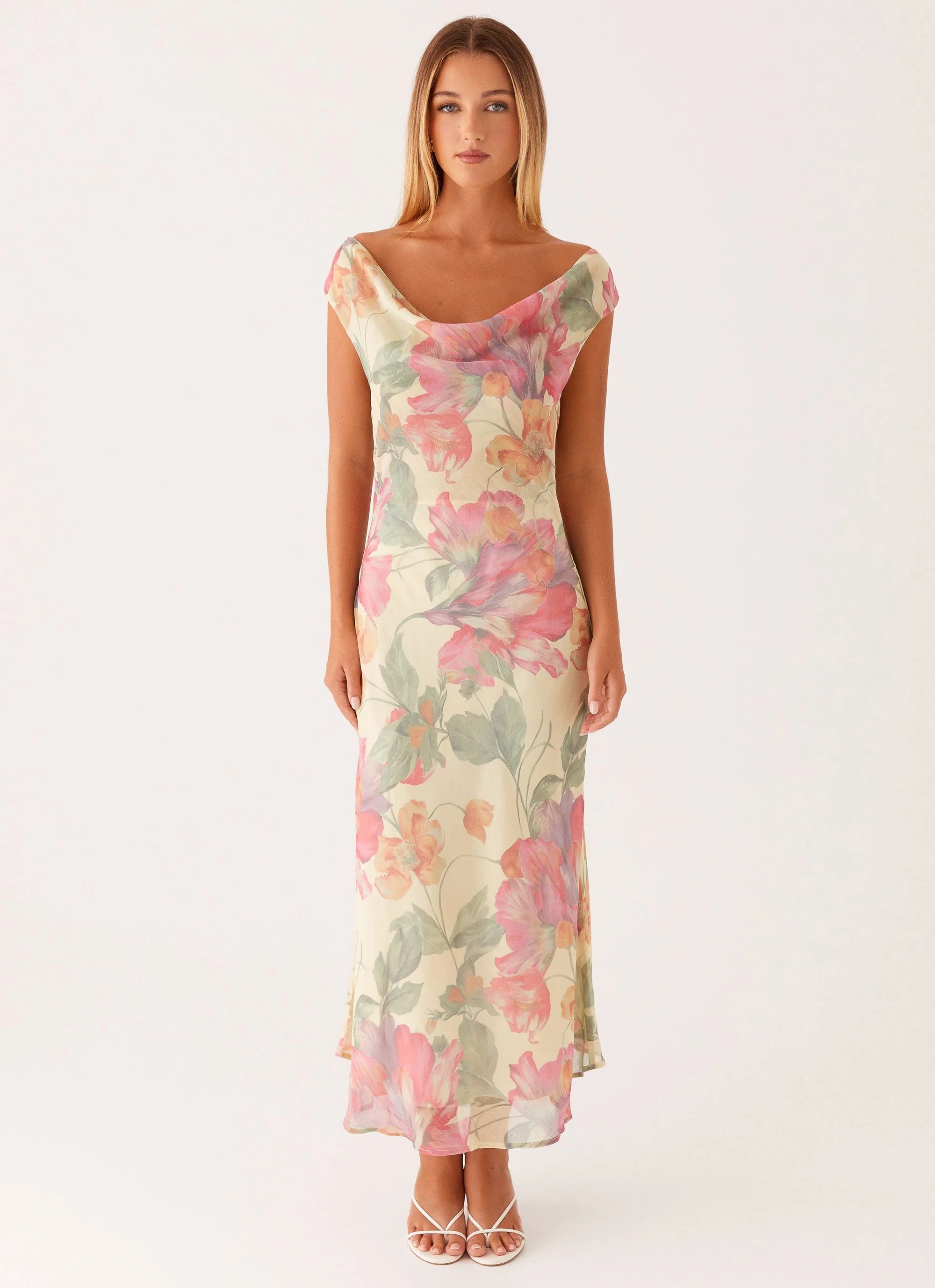 Role Model Maxi Dress - Yellow Peony