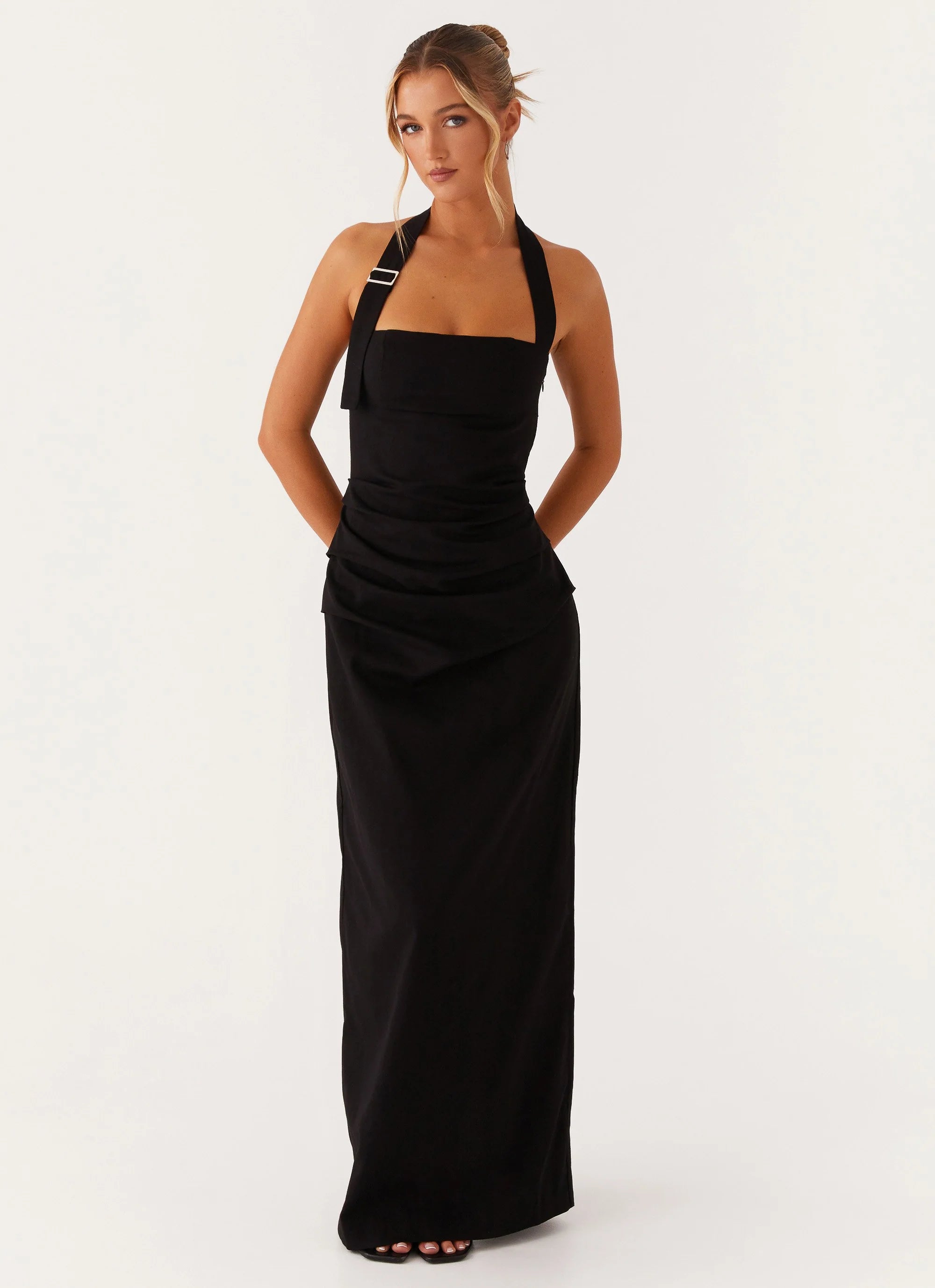 Rumour Has it Maxi Dress - Black