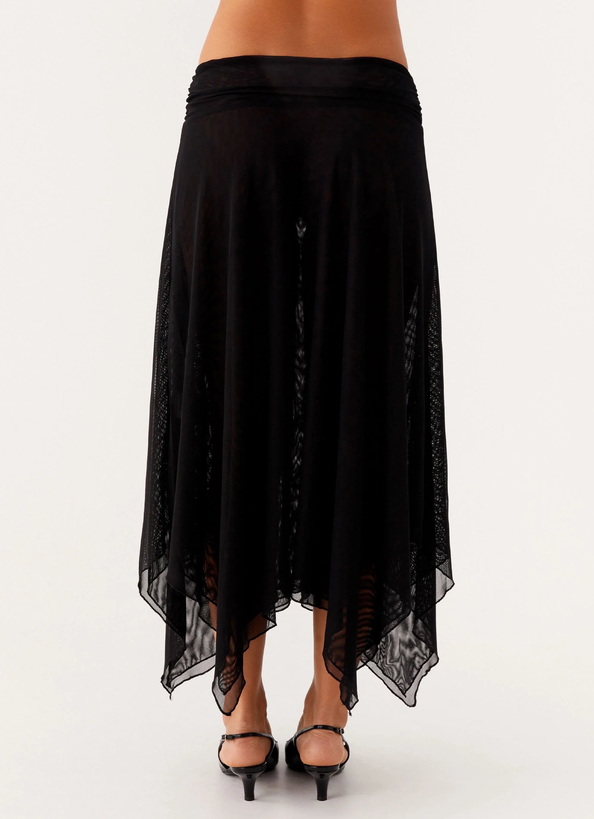 Arwen Midi Skirt - Black