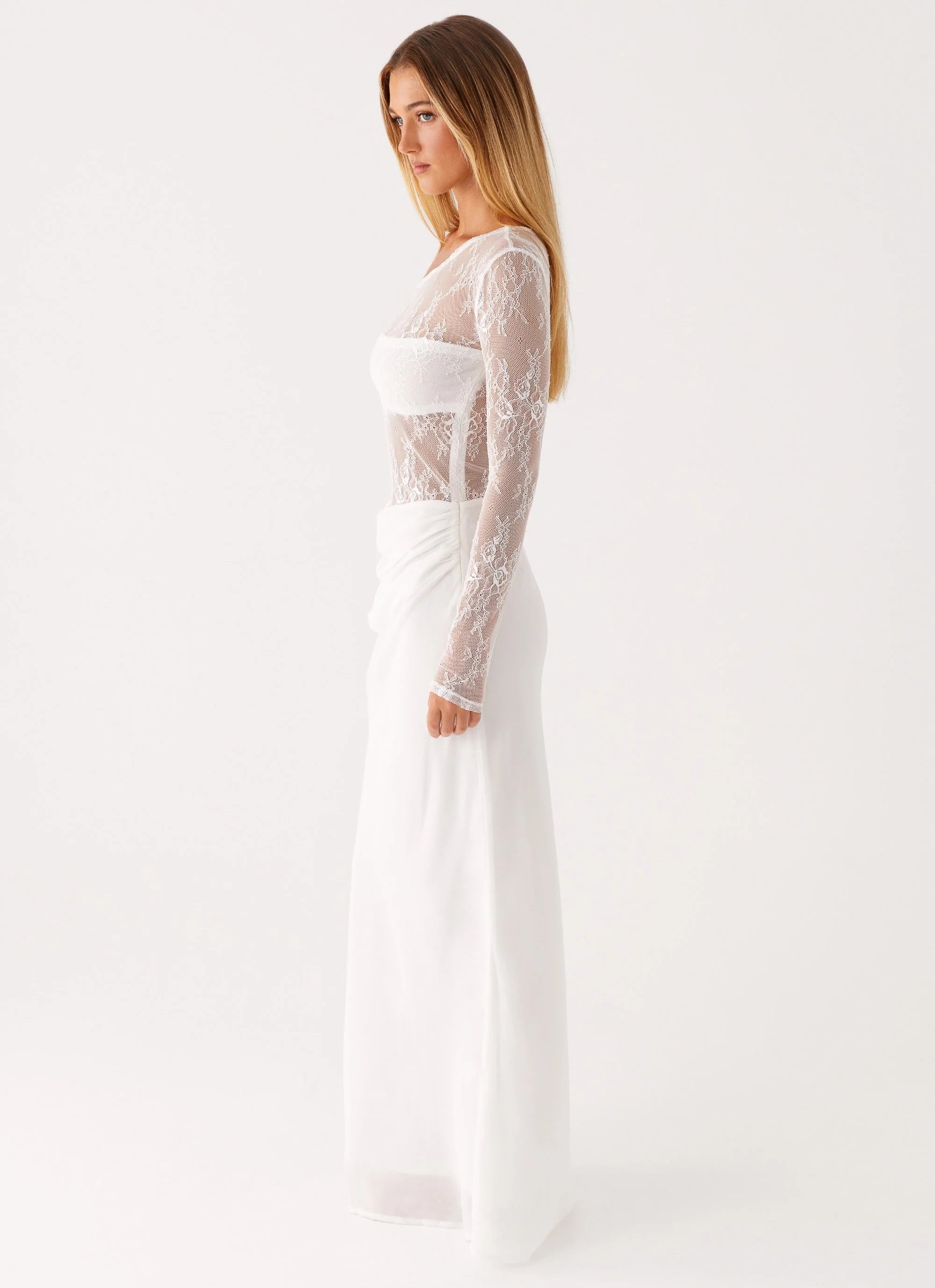 Take Your Time Maxi Dress - White