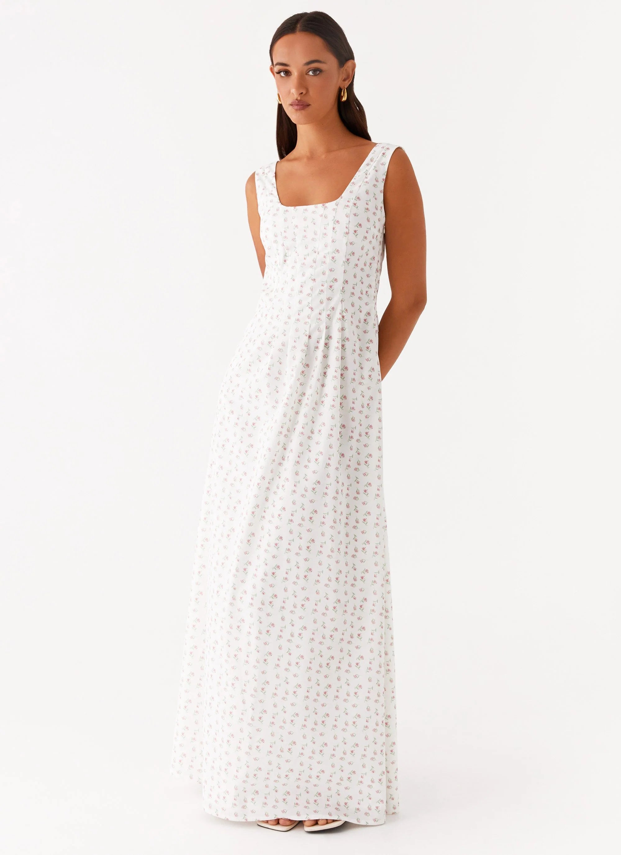 All My Love Maxi Dress - White Floral