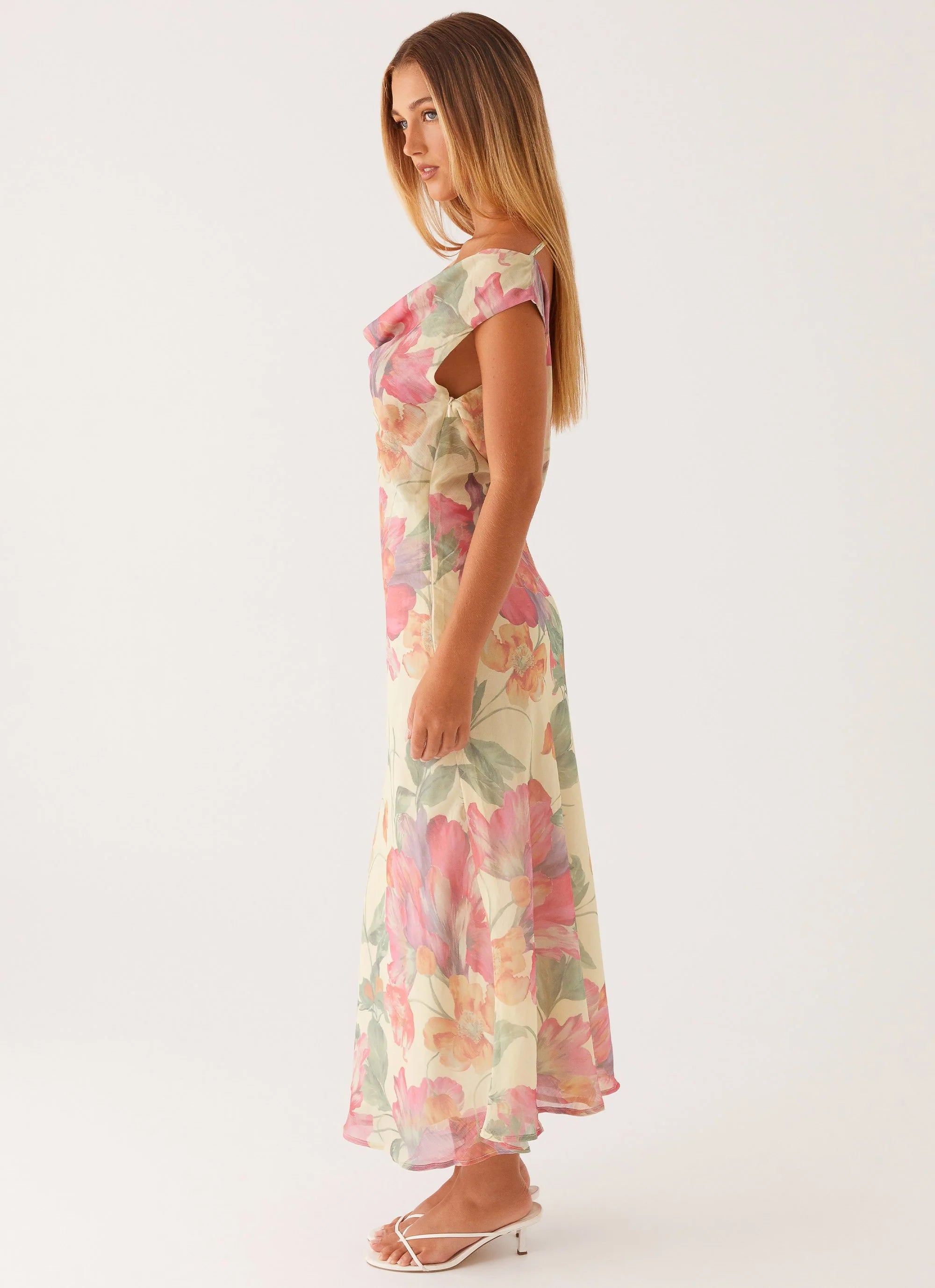 Role Model Maxi Dress - Yellow Peony