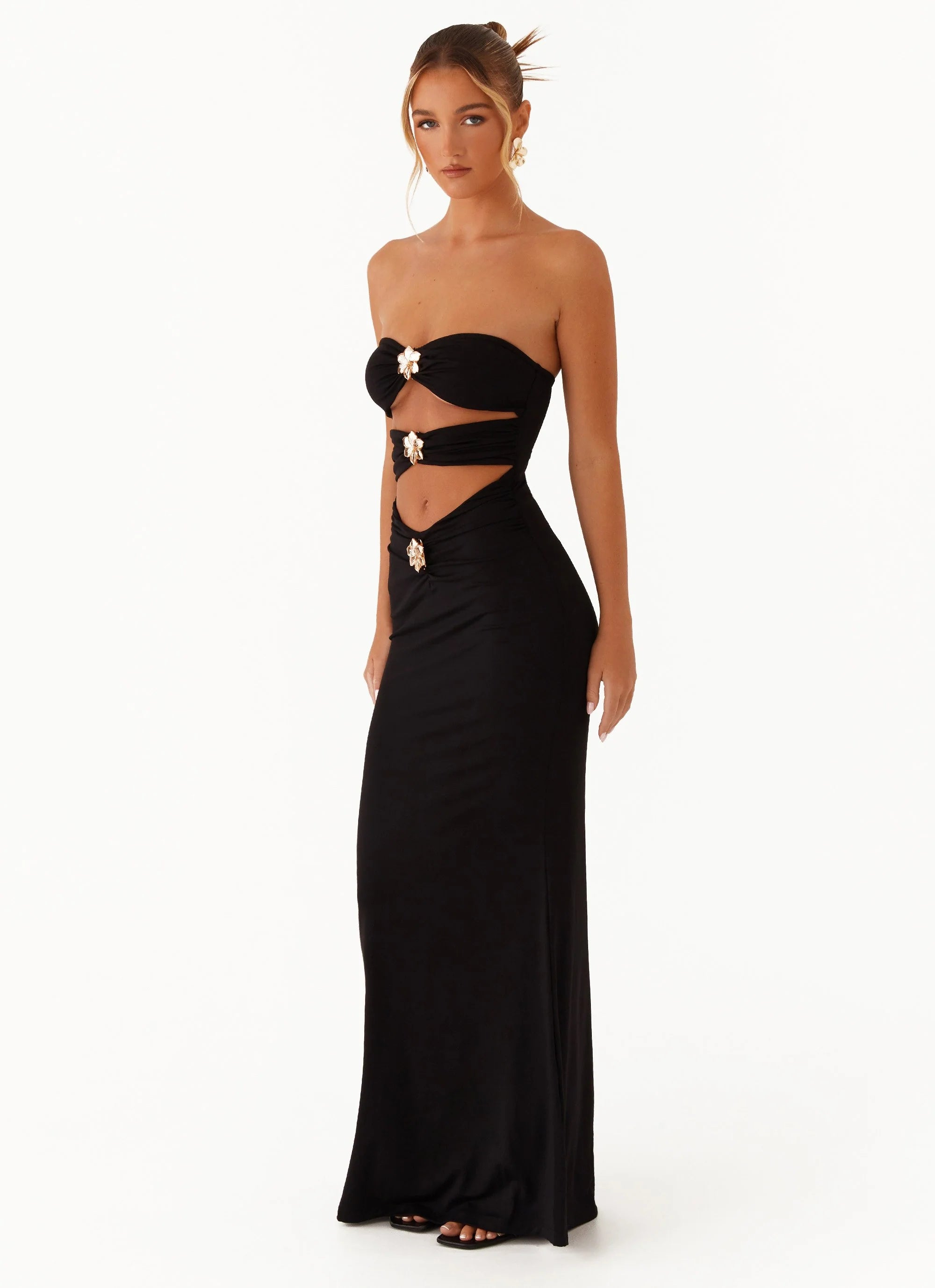 Save Me Maxi Dress - Black