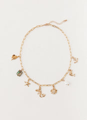 Celia Charm Necklace - Multi